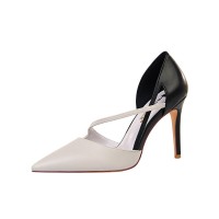 Pointed Toe Party Pumps Stiletto Heels - Gray