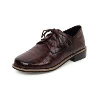 Casual British Lace Up Loafer Oxford Shoes - Brown