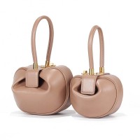 Big Dumpling Shaped Hand and Shoulder Bags - Apricot