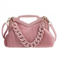 Inverted Triangle Vintages Shoulder Bags - Pink
