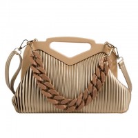 Inverted Triangle Vintages Shoulder Bags - Yellow