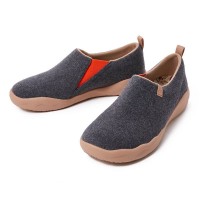 Toledo II Slip-On Wool Men Loafers - Deep Grey