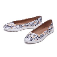 Minorca Slip-On Ballet Satin Silk Loafers - Tulip in May