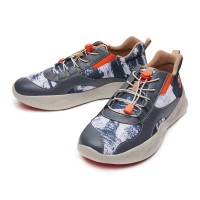 Mijas 3 Lace-Up Canvas PU Mens Sneakers - Le Passé Blue Grey