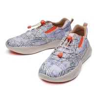 Mijas 3 Lace-Up Canvas PU Mens Sneakers - Fading Grey