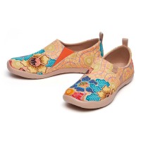 Toledo Slip-On Canvas Loafers - Batik Flower