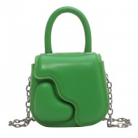 Mini Designed Chain Crossbody Purses Clutches Shoulder Bags - Green