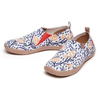 Toledo Slip-On Canvas Loafers - Tulip In May