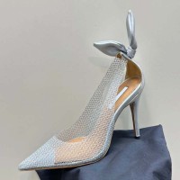 Pointed Toe Back Buttefly Slip On Cute Fashion Pumps - White Pvc