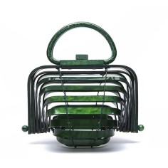 Folding Designed Acrylic Beach HandBag - Green