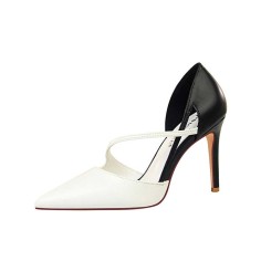 Pointed Toe Party Pumps Stiletto Heels - White