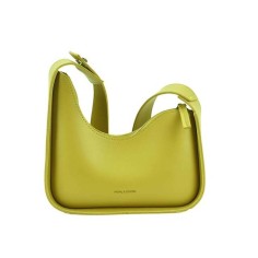 Casual Daily Zipper Pastel Shoulder Bags - Lemon