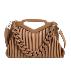 Inverted Triangle Vintages Shoulder Bags - Khaki