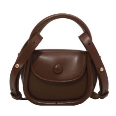 Daily Cute Mini Crossbody Purses Clutches Shoulder Bags - Coffee