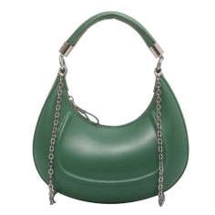 Vintage Hobo Zipper Shoulder Hand Bags - Green
