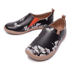 Toledo Slip-On Microfiber Leather Loafers - Crane In Dark