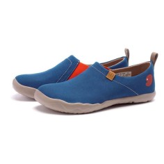 Toledo Slip-On Canvas Men Loafers - Dark Blue