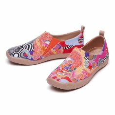 Toledo Slip-On Canvas Loafers - Flying Dragon