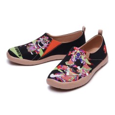 Toledo Slip-On Canvas Men Loafers - Beijing Opera