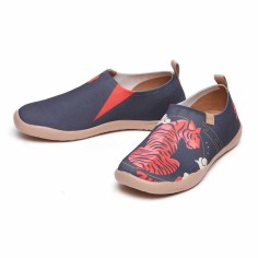 Toledo Slip-On Canvas Loafers - Rosy Tiger