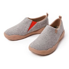 Toledo II Slip-On Wool Men Loafers - Light Grey