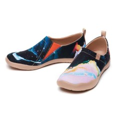 Toledo Slip-On Canvas Loafers - Aurora Polaris