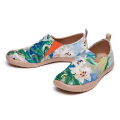 Toledo Slip-On Canvas Loafers - Yawning Lily