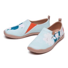 Toledo Slip-On Canvas Loafers - Minty Peony