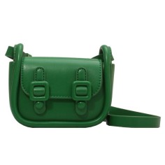 Cute Mini Crossbody Buckles Purses Clutches Shoulder Bags - Green