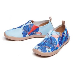Toledo Slip-On Canvas Loafers - Blue Lily