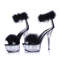 Mao Party Sandals - Black