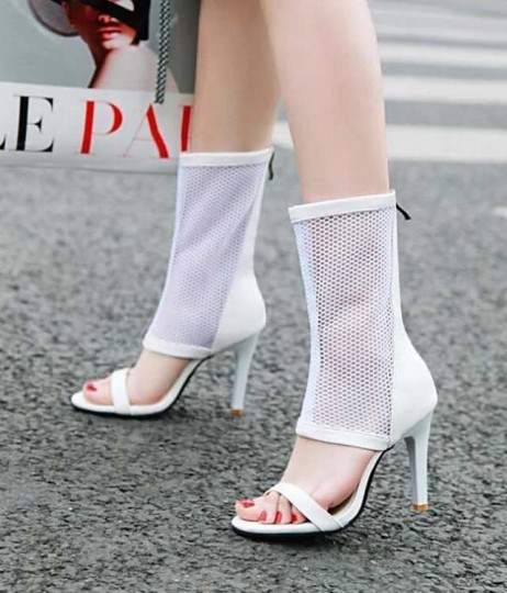open toe booties summer