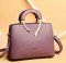 Medium Size Vegan Leather Fancy Crossbody Handbag - Pink
