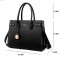 Oblong Style Shoulder Crossbody Handbag - Black
