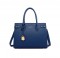 Oblong Style Shoulder Crossbody Handbag - Blue