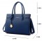 Oblong Style Shoulder Crossbody Handbag - Blue