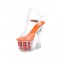 Rose Bouquet Platform Chunky Heels Peep Toe Ankle Straps Sandals - Orange