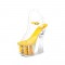 Rose Bouquet Platform Chunky Heels Peep Toe Ankle Straps Sandals - Yellow