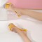 Rose Bouquet Platform Chunky Heels Peep Toe Ankle Straps Sandals - Yellow