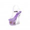 Sunflower Platform Chunky Heels Peep Toe Ankle Straps Sandals - Purple