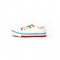 Castro Rainbow Canvas Lace-Up Sneakers - BWR
