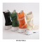 Ankle Strap Lace-Up Spring Boots with Side Zipper - Orange