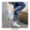 Vulcan92 Lace-Up KPOP Ankle Trainers - White