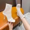 Ankle Air Mesh Fishnet Stiletto Heels Summer Breathable Boots and Back Zipper