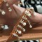 Mykanos Ethnic Outdoor Pearl Chain Bead Slippers Flip Flops