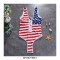 US Flag Lace Up Vintage Californian Mayokini  - Red