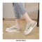 Venesia Canvas Lace-Up Sneakers Mule - Green