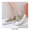 Ragusa Oriental Canvas Lace-Up Sneakers - White