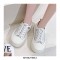 Ragusa Oriental Canvas Lace-Up Sneakers - White