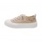 Ragusa Oriental Canvas Lace-Up Sneakers - Khaki